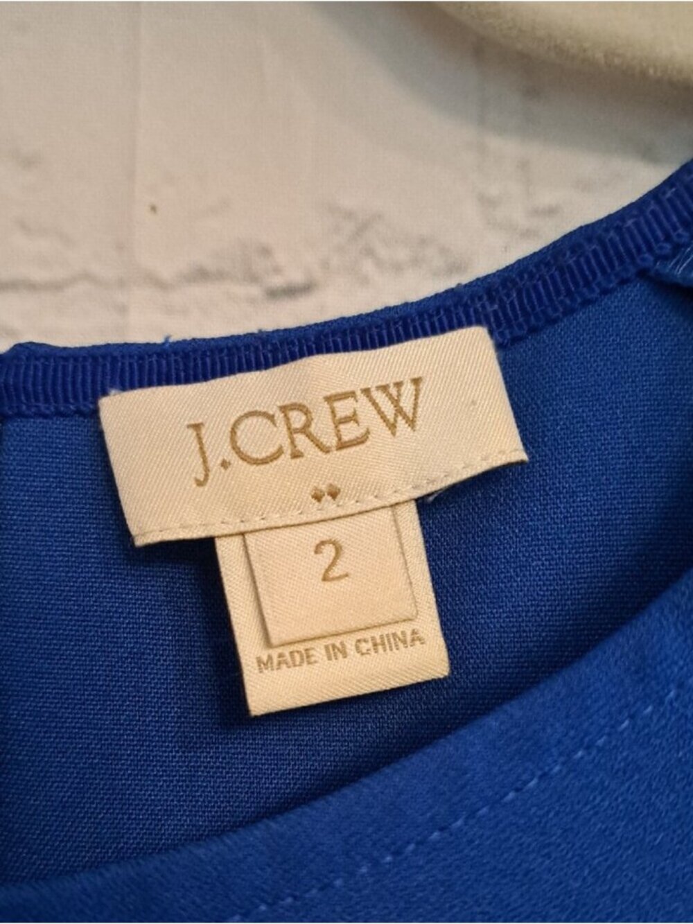 J. Crew Blue Sheath Dress - Picture 2 of 5